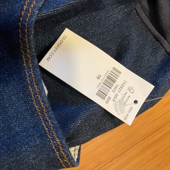 old navy Women’s maternity Dark Blue Jeans - Picture 2 of 2